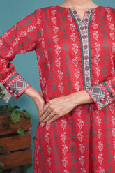 NUSL3276 Printed Lawn Suit - Unstitched 3Pc